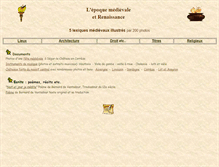 Tablet Screenshot of medieval.lacorreze.com